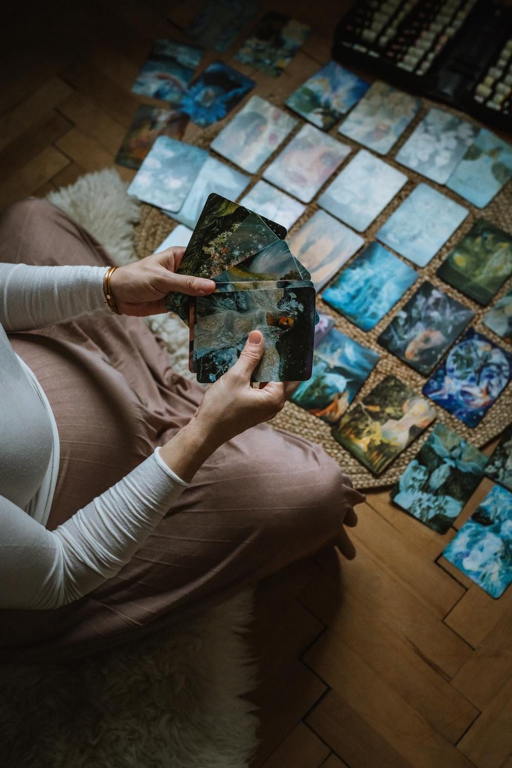 Předporodní rituál – karty a příprava